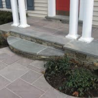 Stone and Flagstone Front Entry
