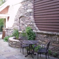 113 Exterior Stone Veneer and Entry Water Feature