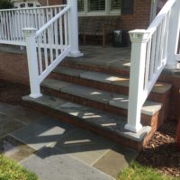 653 Brick and PA Flagstone Front Porch, Steps and Walkway