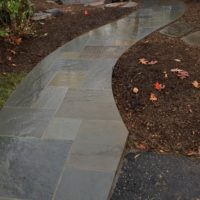 Flagstone Path From Driveway to Deck