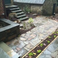 Stone Walkway for Historic Home
