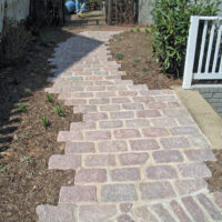 Staggered Paver Walkway