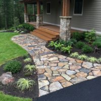 Stone Walkway to Wide Staircase 2