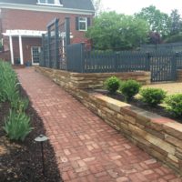 Attractive Accessibility with Brick and Stone Walls