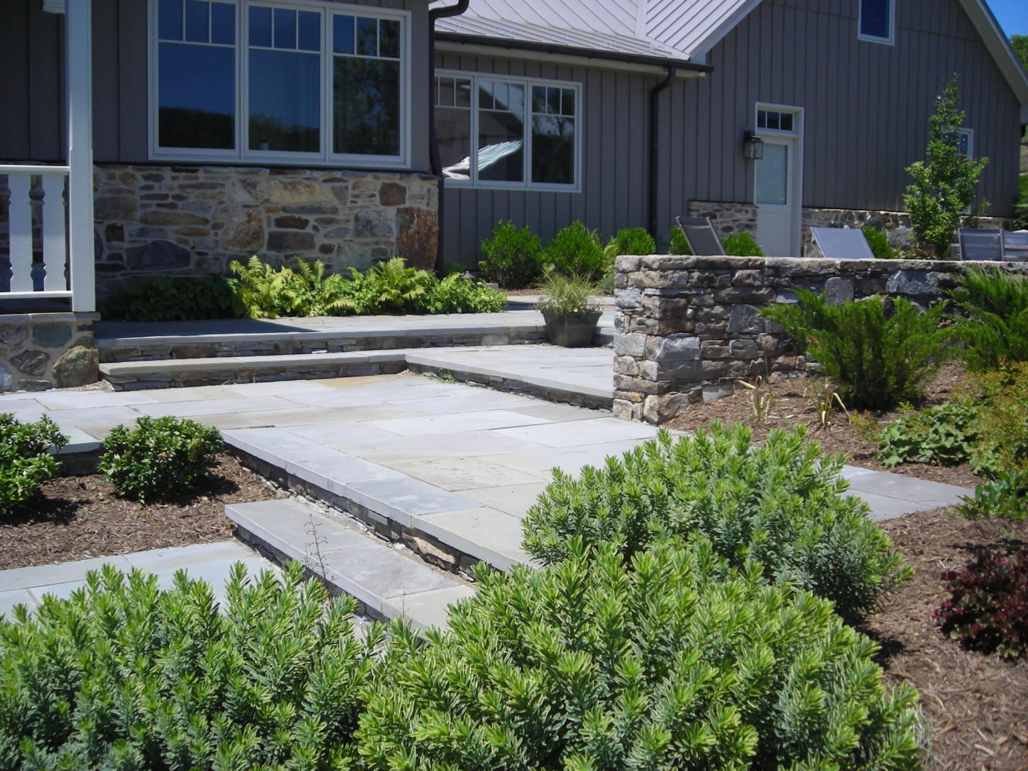 Flagstone Patios, Steps and Stone Walls