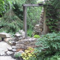 102 Stone and Salvaged Timber Relic Wall