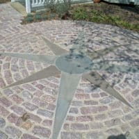 109 Paver Patio with Star Inlay