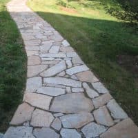 Irregular Stone Walkway
