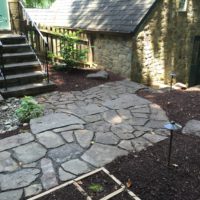 Flagstone Walkway for Historic Home