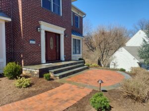 before & after pictures stone porch 