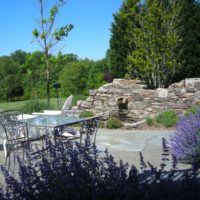 242 Stone Relic Wall with Water Feature