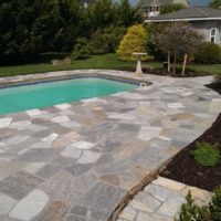 288 Renovated Pool Deck with Idaho Irregular Flagstone