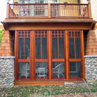 450 Cobblestone Columns On Rear Porch