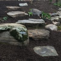 483 Stone Steppers Through Hillside Garden