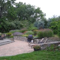 585 Paver Patio and Stone Retaining Wall