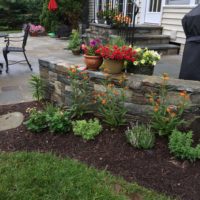 620 Chocolate Gray Stone Garden Wall