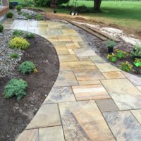 659 Front Walkway in Frontier Flagstone