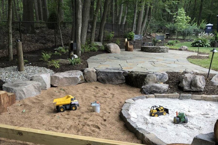 684 Sitting Boulders in Play Space