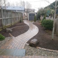 740 Paver Walkway for Narrow Rowhouse