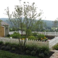 Fenced Potager Garden