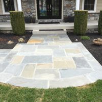 Front Flagstone Landing