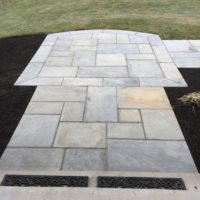 Flagstone Landing with Border