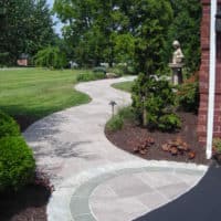 Wide Front Walkway