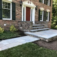 Stone and Flagstone Front Entry