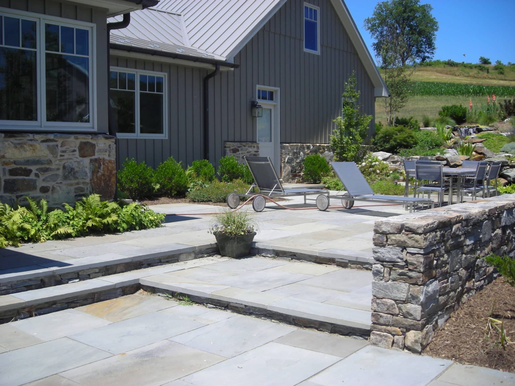 Flagstone Patios, Steps and Stone Walls 2