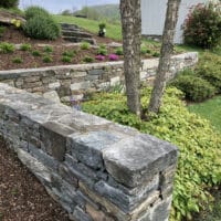 Stone Retaining Wall