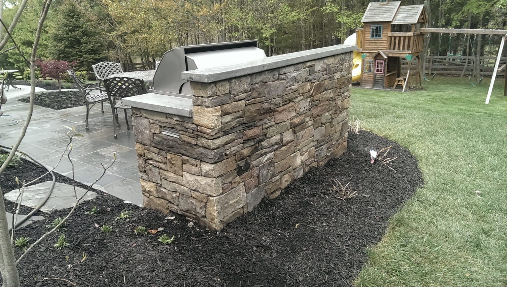 Custom Stone Grill