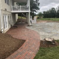 Brick and Flagstone Patios