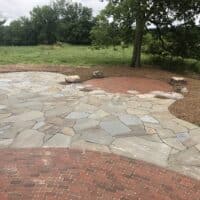 Brick and Flagstone Patios