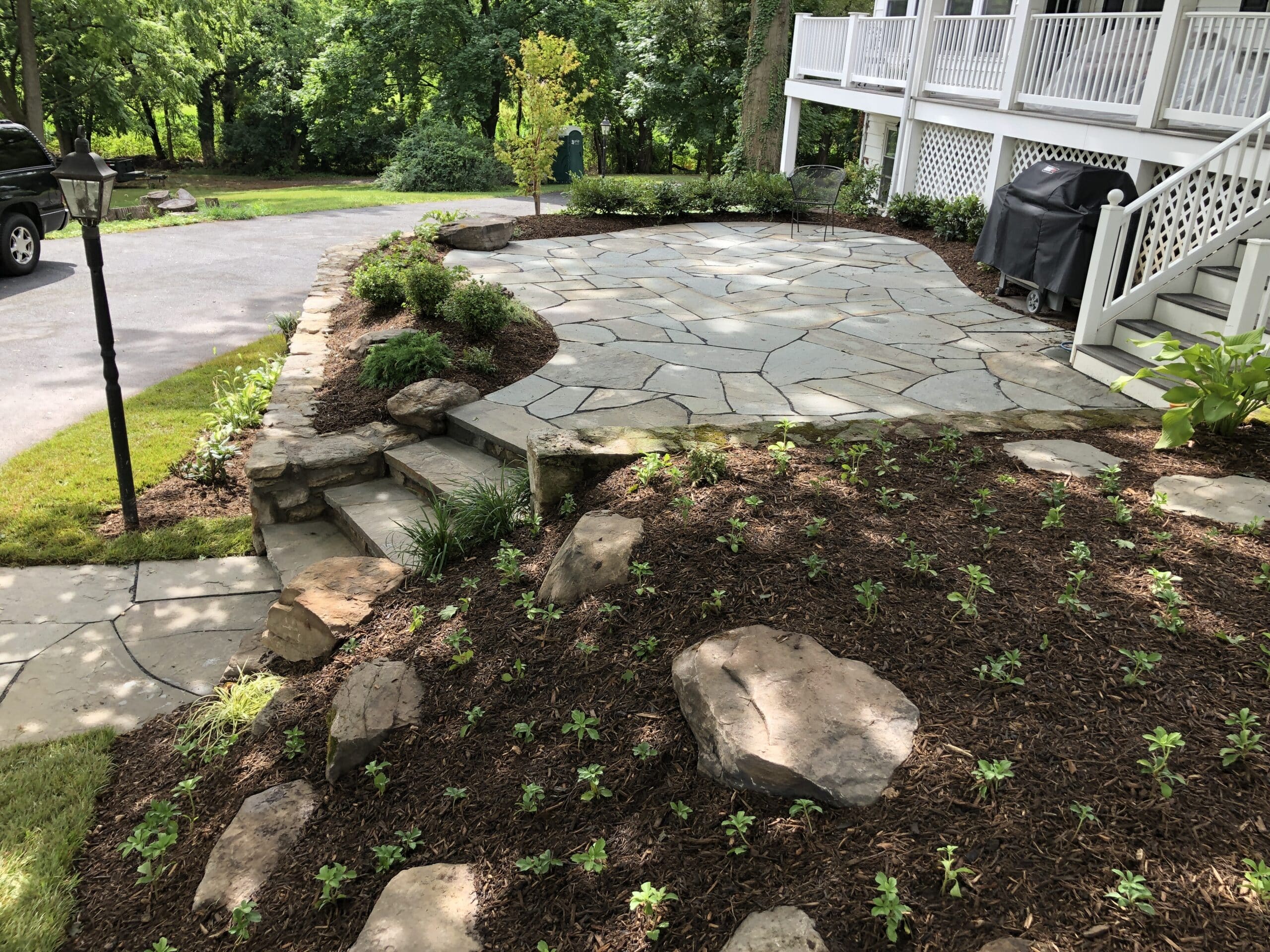 Irregular Flagstone Patio