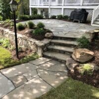 Irregular Flagstone Patio