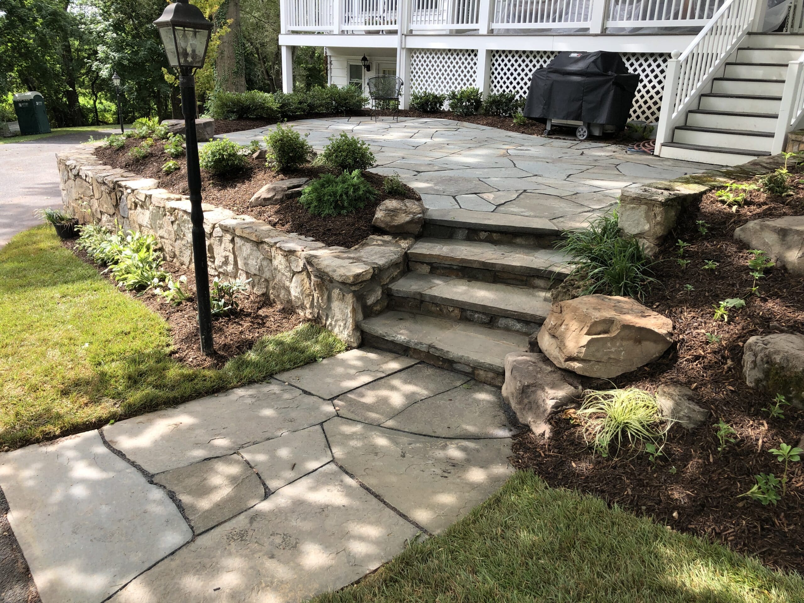 Irregular Flagstone Patio