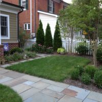 Rear Flagstone Walkway to Gate