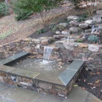 Waterfall Pools at Flagstone Patio