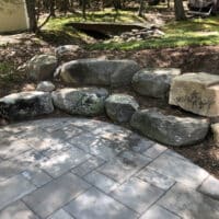 Sitting and Retaining Boulders