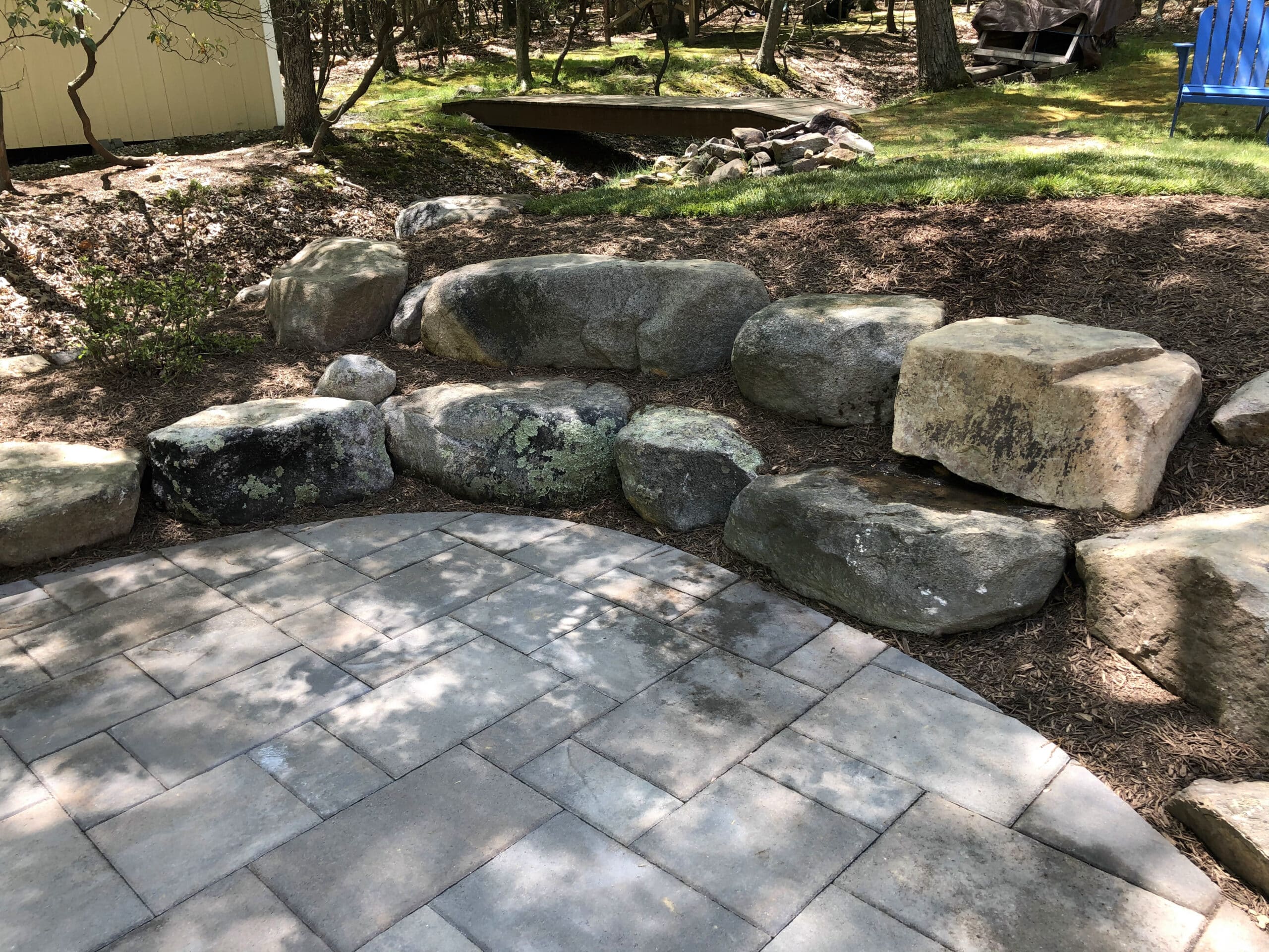 Sitting and Retaining Boulders