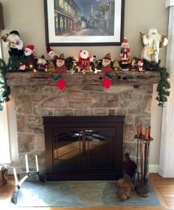 before & after pictures stone fireplace