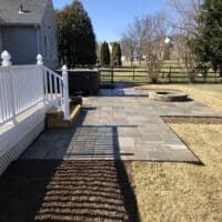 Belgard Lafitt Rustic Slab Paver Patio