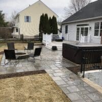 Belgard Lafitt Rustic Slab Paver Patio