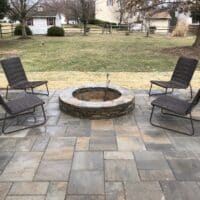 PA Weathered Wall Stone Firepit