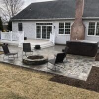 Belgard Lafitt Rustic Slab Paver Patio