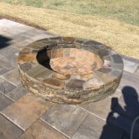 PA Weathered Wall Stone Firepit