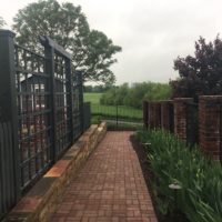 Attractive Accessibility with Gradual Brick Walkway