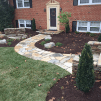 Woodcock Testimonial- Stone Walkway and Patio Design Near Shepherdstown WV